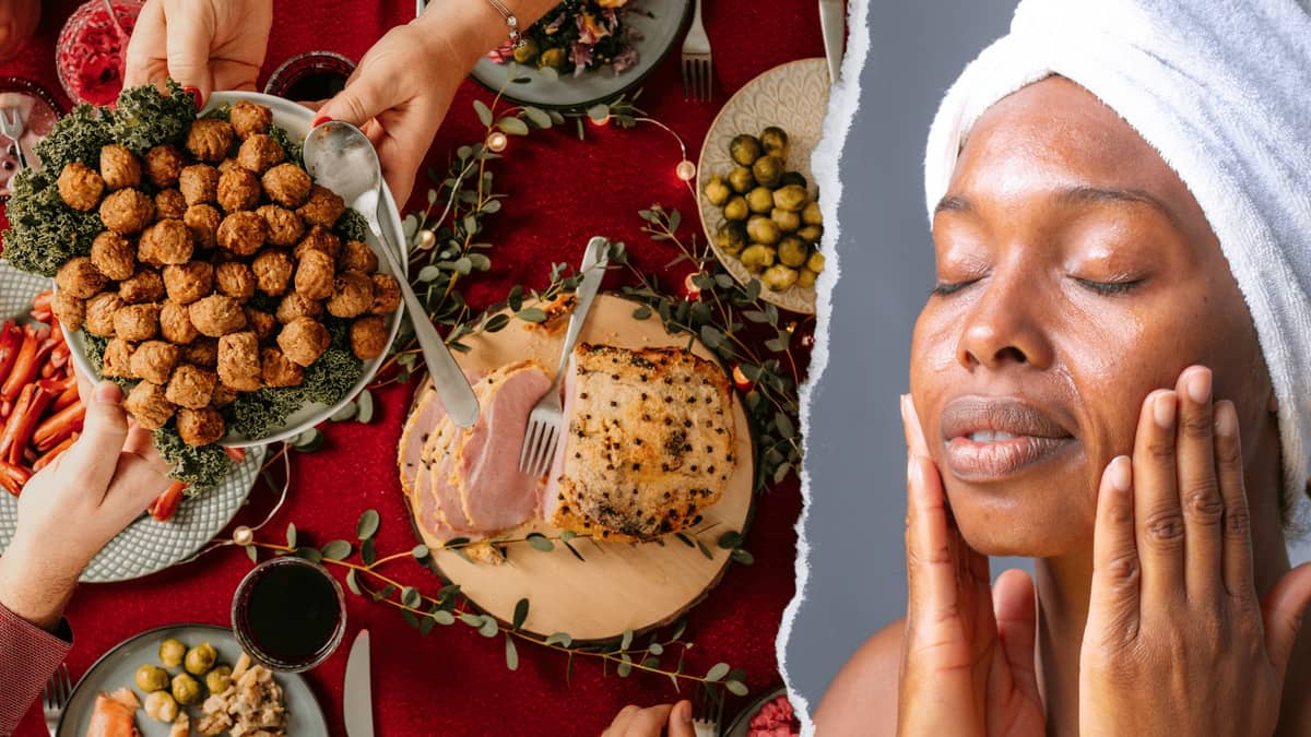 Cómo afectan los excesos de las fiestas al aspecto de la piel