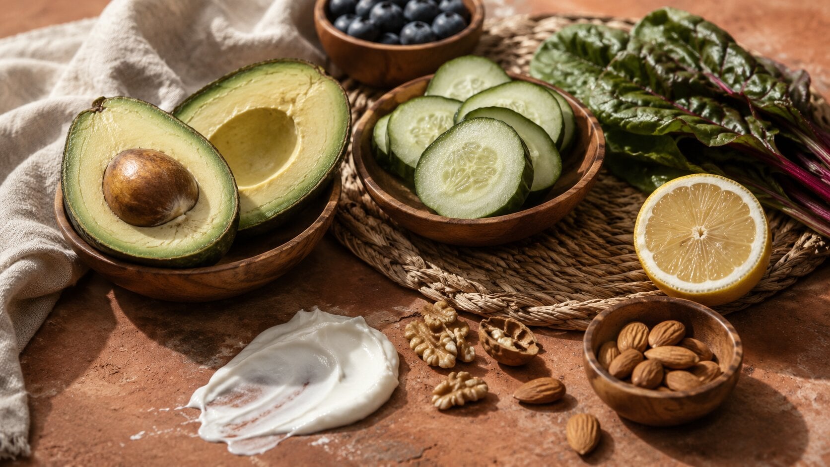 alimentos para la piel grasa